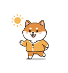 柴犬×コーギー しばコギちゃんの生活（個別スタンプ：13）
