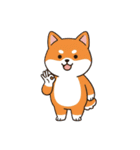 柴犬×コーギー しばコギちゃんの生活（個別スタンプ：14）