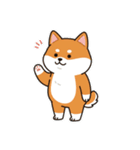 柴犬×コーギー しばコギちゃんの生活（個別スタンプ：16）