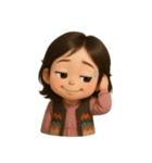 今日も小さな女の子にやられた（個別スタンプ：1）