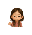 今日も小さな女の子にやられた（個別スタンプ：4）
