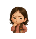 今日も小さな女の子にやられた（個別スタンプ：6）
