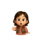 今日も小さな女の子にやられた（個別スタンプ：9）