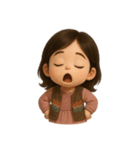 今日も小さな女の子にやられた（個別スタンプ：10）
