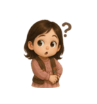 今日も小さな女の子にやられた（個別スタンプ：14）