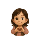 今日も小さな女の子にやられた（個別スタンプ：17）