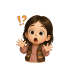 今日も小さな女の子にやられた（個別スタンプ：23）