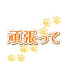 初夏ビタミンカラーの肉球（個別スタンプ：21）