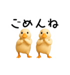 動く！アヒルさん（個別スタンプ：12）