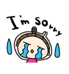 nenerin日常会話スタンプ321英語気遣い（個別スタンプ：22）