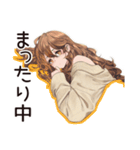 マイペース女子の毎日お返事♡（個別スタンプ：15）