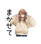 マイペース女子の毎日お返事♡（個別スタンプ：25）
