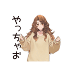 マイペース女子の毎日お返事♡（個別スタンプ：39）