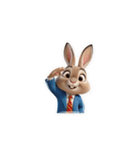 【敬礼うさぎ】（個別スタンプ：3）