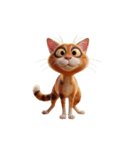 【変顔猫②】（個別スタンプ：4）