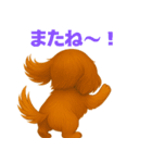 可愛いカニンヘンダックスフンドスタンプ（個別スタンプ：8）