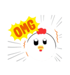 サザナミインコとニワトリ2（個別スタンプ：8）