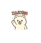 ポメラニアンいろいろスタンプ（個別スタンプ：1）