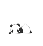 だらけたいパンダ（個別スタンプ：1）