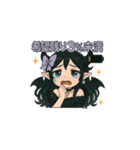 鏡夜 りお[闇かわ系]（個別スタンプ：4）