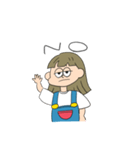 女の子【家族連絡用】（個別スタンプ：2）