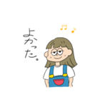女の子【家族連絡用】（個別スタンプ：4）
