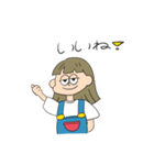 女の子【家族連絡用】（個別スタンプ：5）