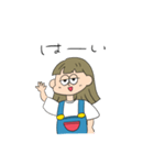 女の子【家族連絡用】（個別スタンプ：6）