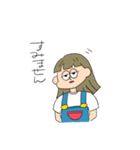 女の子【家族連絡用】（個別スタンプ：8）