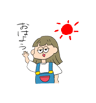 女の子【家族連絡用】（個別スタンプ：33）