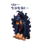 落ち込む女性（BIGスタンプ）（個別スタンプ：13）