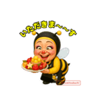 白浜ムーンライトヒロミツバチママ（個別スタンプ：10）