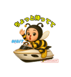 白浜ムーンライトヒロミツバチママ（個別スタンプ：30）