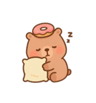 ドーナツが大好きなカピバラ （NT）（個別スタンプ：2）