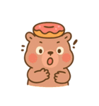 ドーナツが大好きなカピバラ （NT）（個別スタンプ：10）