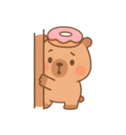 ドーナツが大好きなカピバラ （NT）（個別スタンプ：32）