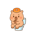 ドーナツが大好きなカピバラ （NT）（個別スタンプ：36）