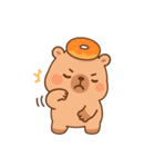 ドーナツが大好きなカピバラ （NT）（個別スタンプ：37）