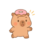 ドーナツが大好きなカピバラ （NT）（個別スタンプ：40）