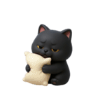 かわいい黒猫  (NT)（個別スタンプ：1）