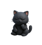 かわいい黒猫  (NT)（個別スタンプ：12）