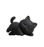 かわいい黒猫  (NT)（個別スタンプ：14）