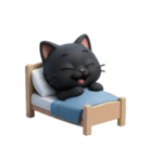 かわいい黒猫  (NT)（個別スタンプ：25）