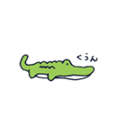 わにわにするワニ（個別スタンプ：3）