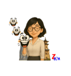 BIMガール Xiaozhu-Collection Part-6（個別スタンプ：4）