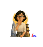 BIMガール Xiaozhu-Collection Parts4-6（個別スタンプ：1）