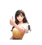 いいねポーズ！（個別スタンプ：4）