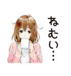 ふつうの女の子♡おうち時間（個別スタンプ：11）