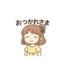 AIが描く、花言葉の少女たち。（個別スタンプ：8）
