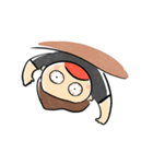かわいい、動く黒ジャージのおばちゃん（個別スタンプ：7）